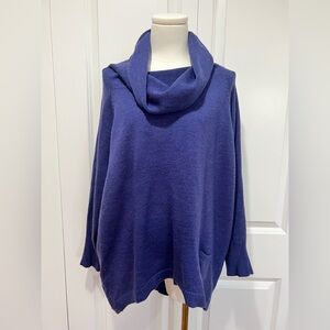 Eileen Fisher azure merino wool sweater